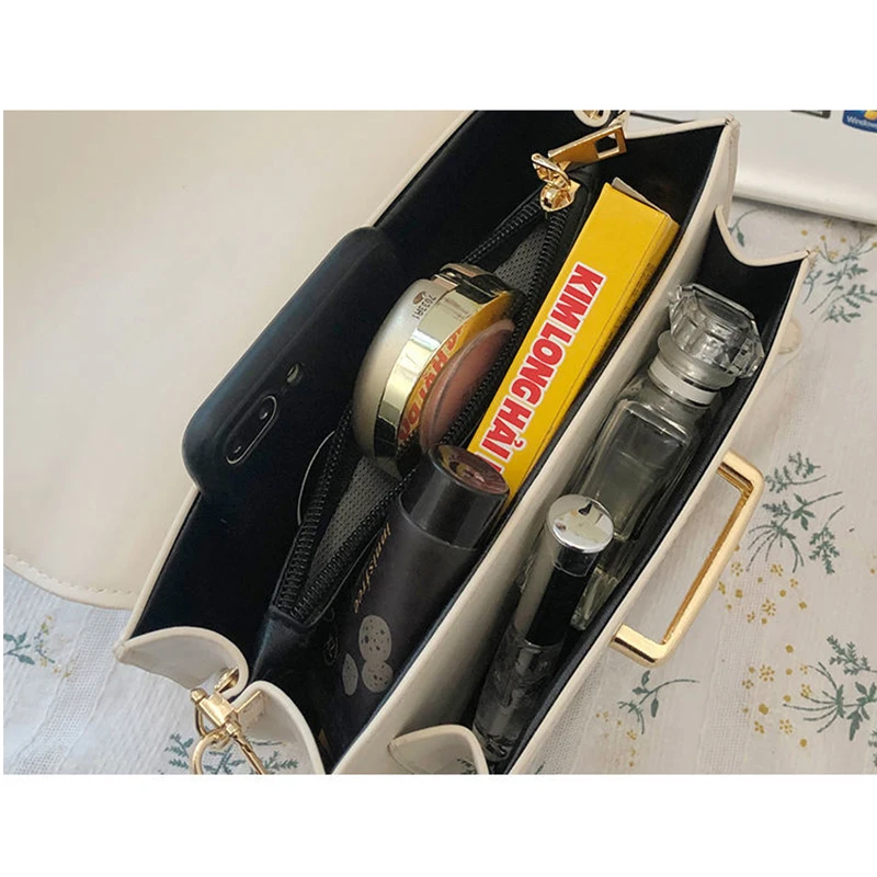 

Female Messenger Bags Small Crossbody Bags for Women Flap Hasp Pu Leather Black