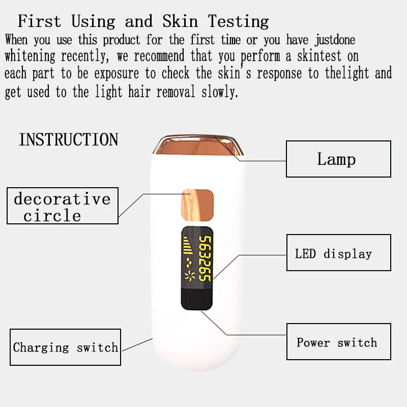 Kemei Epilator Lady Электрическая эпиляция для удаления волос Идеальная безупречная эпиляция, чистка лица, аккумуляторная 5