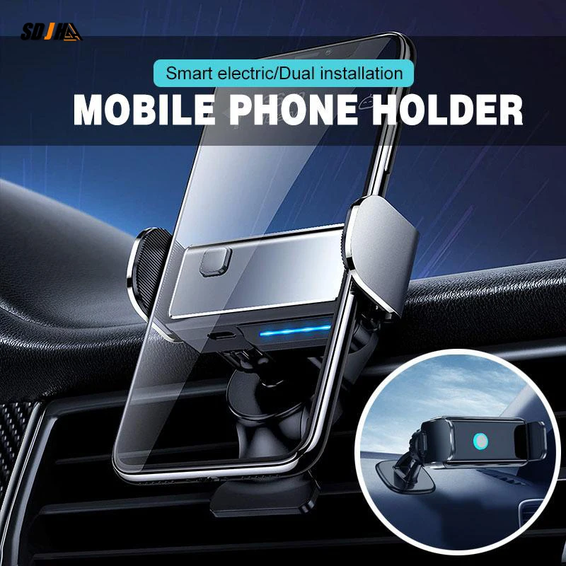 

Car Phone Holder Electric Induction Autoinduction Intelligent Infrared Wireless Charging Smartphone Holder Car Accessories