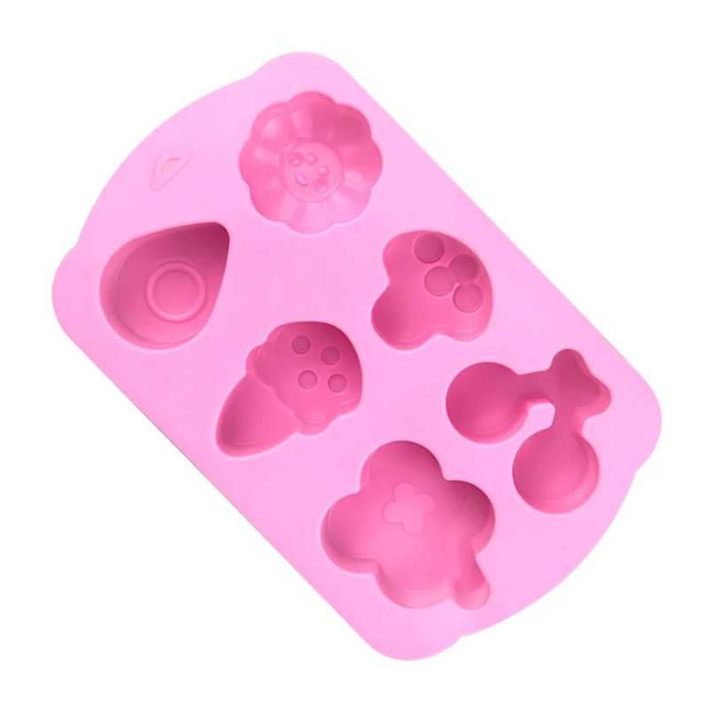 

Cherry Mushroom Raindrop Epoxy Resin Silicone Mold for DIY Handmade Ornaments Plaster Candle Jewelry Kids Toys Key Chain Mould
