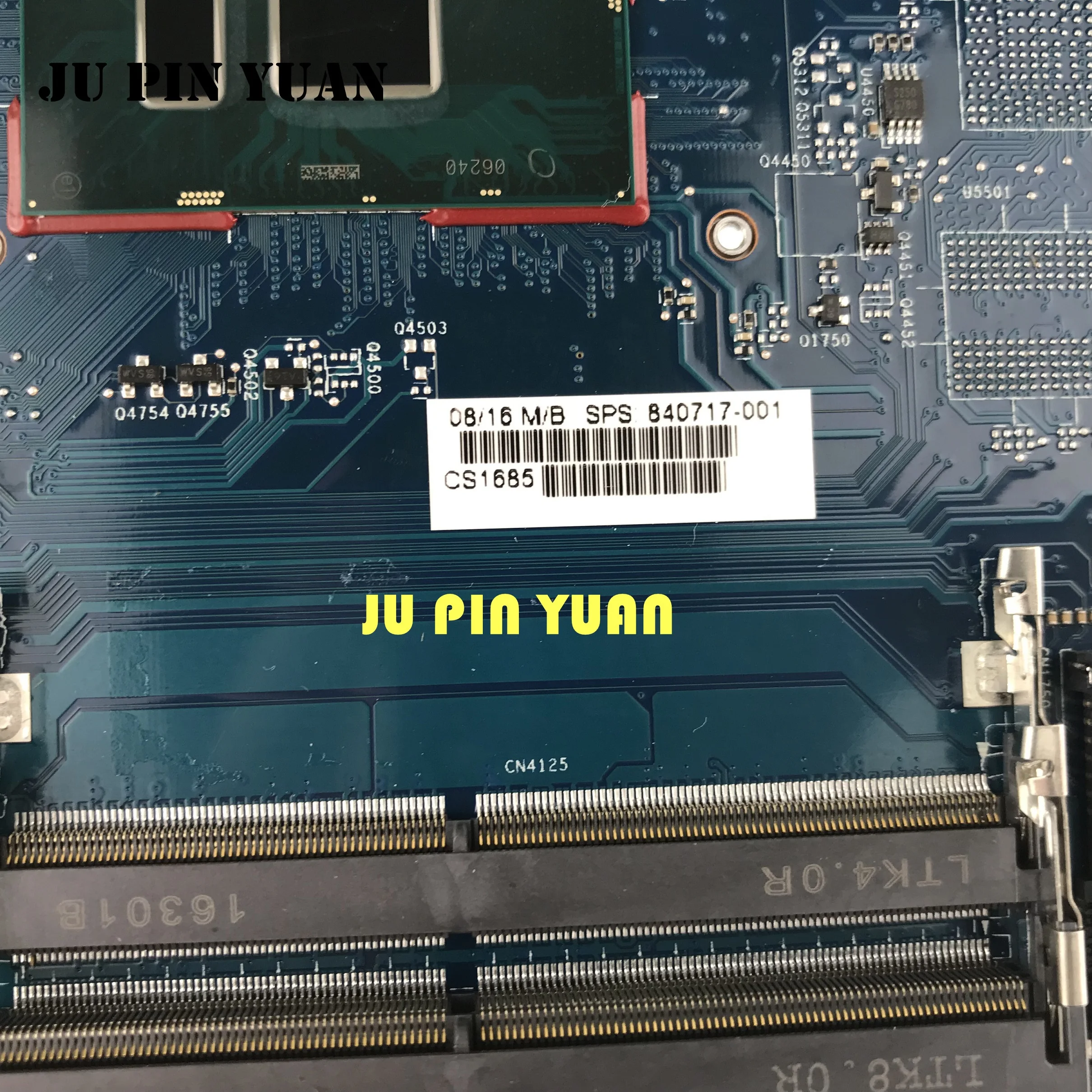 Для HP Elitebook 640 G2 650 материнская плата для ноутбука I5 6300U 840717 601 001 6050A2723701 MB A02