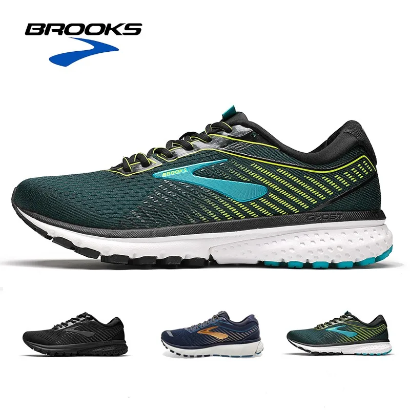 Оригинальные мужские кроссовки для бега Brooks GHOST12 весенние легкие дышащие