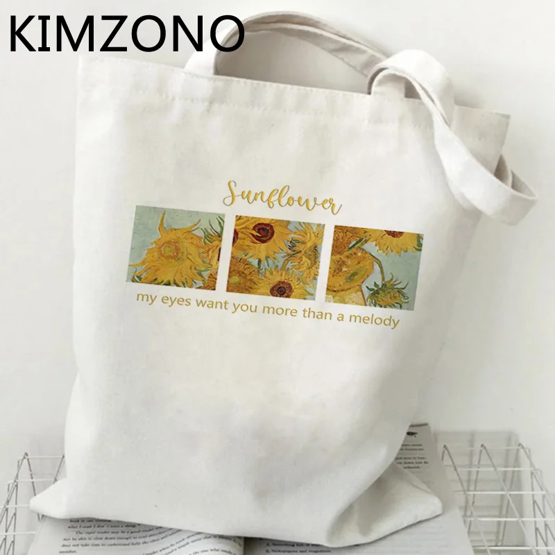 

Сумка для покупок Van Gogh, Холщовая Сумка, сумка для покупок, сумка из переработанной ткани, сумка для покупок, тканевые сумки