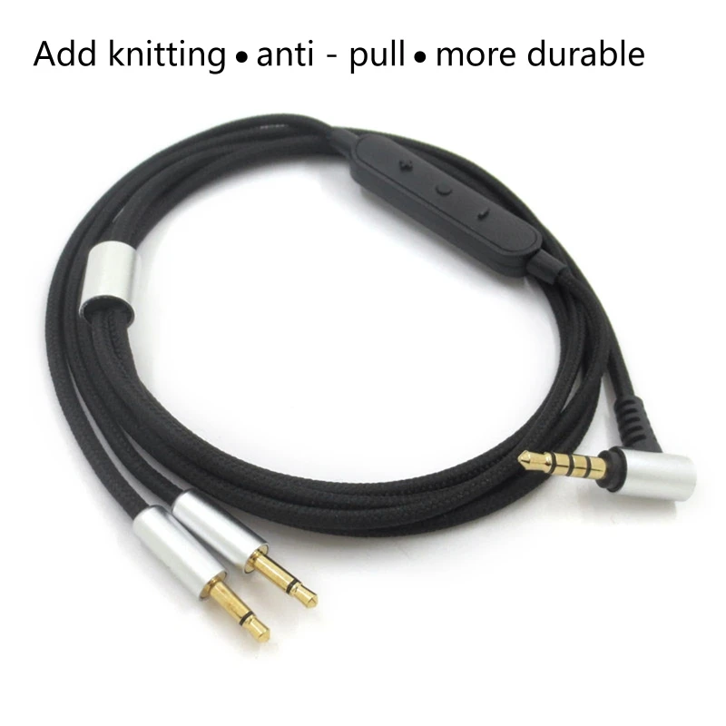 

Replacement 3.5mm to 2.5mm Earphone Cable for Sennheiser- HD202 HD477 HD497 Headset Audios Cord with Tuning Function