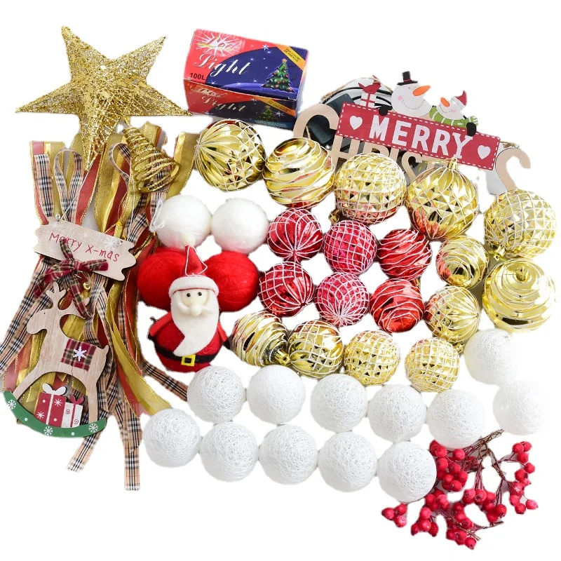 

1.5 -1.8M Christmas Tree Decorations Package Christmas Ball and Other Christmas Decorative Pendant Adornos De Navidad Home Decor