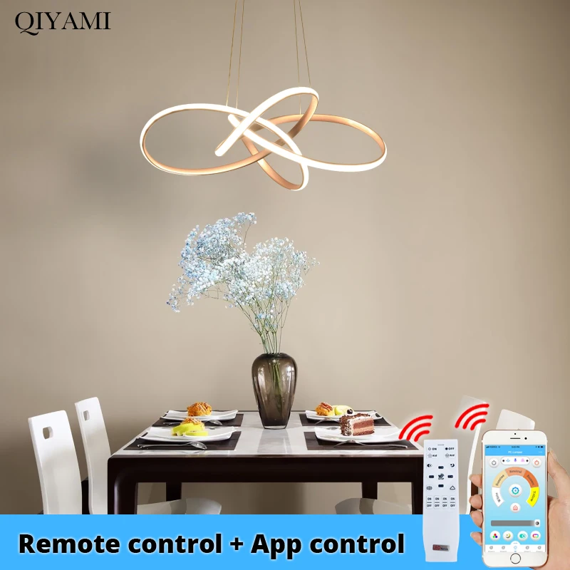 Creative modern LED pendant lights Kitchen Acrylic+Metal suspension hanging ceiling lamp for dinning room lamparas colgantes | Лампы и
