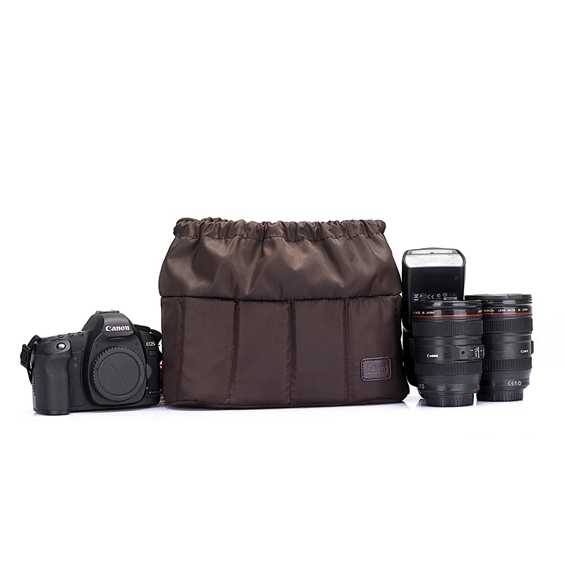 Selens Гибкая камера вставка перегородка мягкий чехол сумка для Canon Nikon sony DSLR SLR объектив камеры