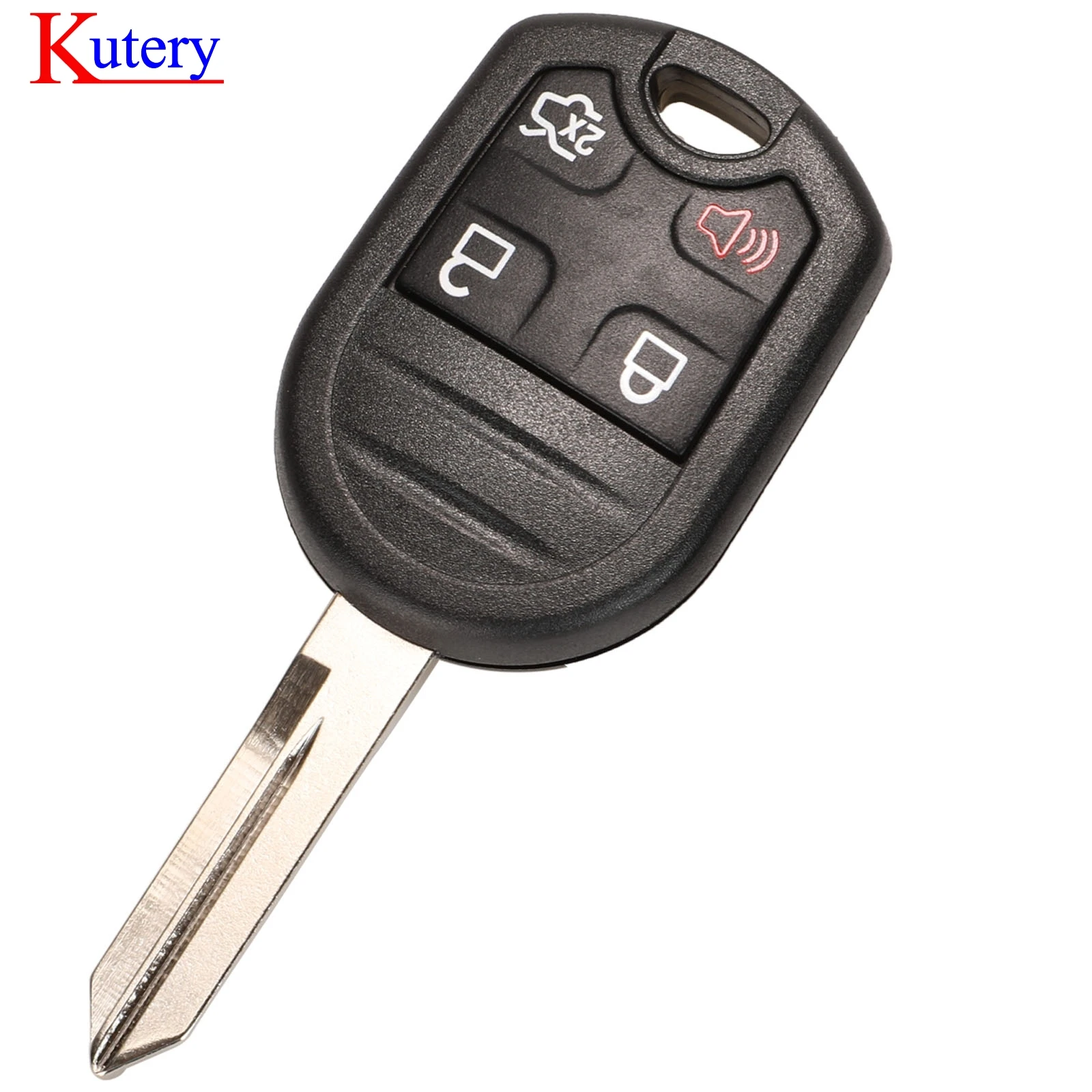 kutery 5/10/20/30/50 шт Замена 4 кнопки ключа автомобиля Shell Чехол для Ford Focus Fiesta C Max Ka