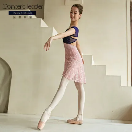 

Ballet Dance Skirt Adult Female Half-length Ballet Skirt One Piece Skirt Embroidered Ballet Body Skirt
