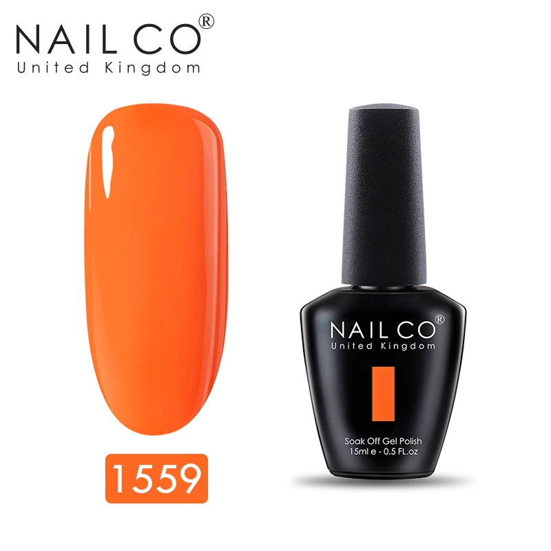 1559 NAILCO синяя серия лаков для ногтей 150 чистый цвет стойкий лак для ногтей Гибридный Esmalte дизайн ногтей гель лак - Цвет: 1559