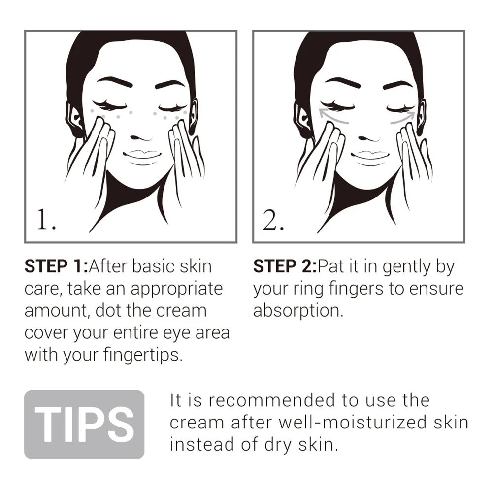 

Whitening Eye Cream Dark Circle Remover Lifting Firming Anti-Aging Repairing Puffiness Eye Care KG66