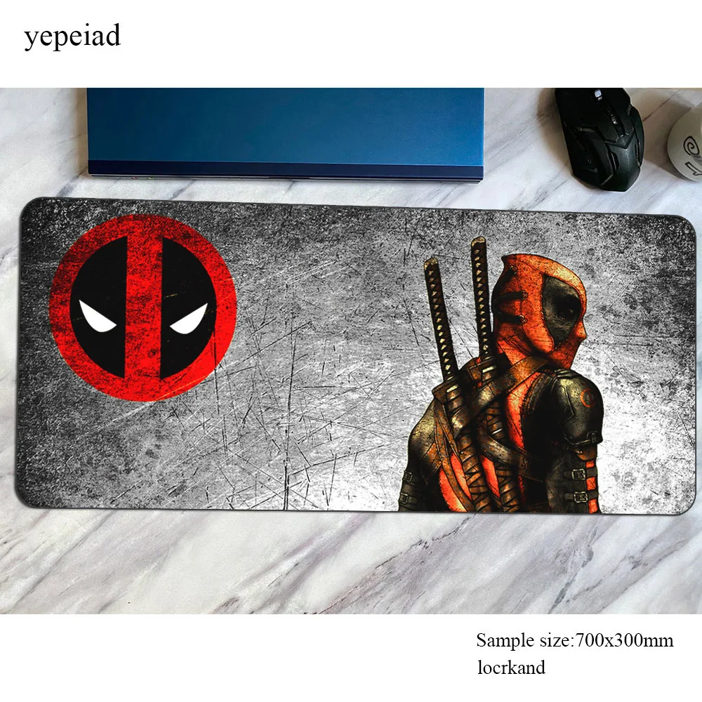 Коврик для мыши Deadpool игровой коврик на день рождения аниме 800x300x4 мм офисный