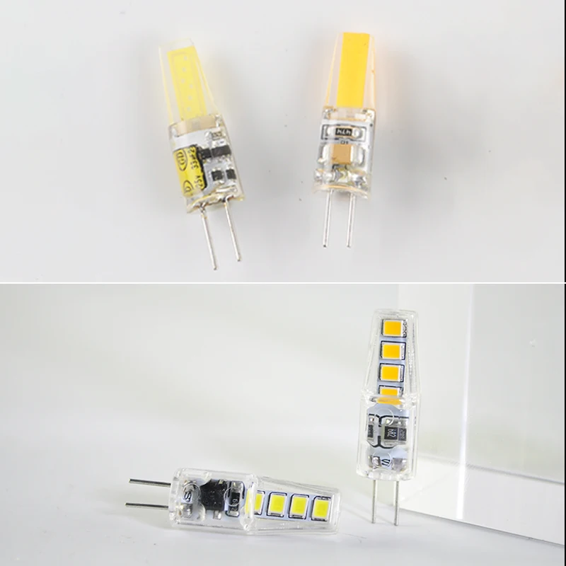 1/5 шт светодиодный G9 G4 лампа AC/DC 12V 220V 3W 6W 10W COB 2835SMD диммируемая Заменить галогенный