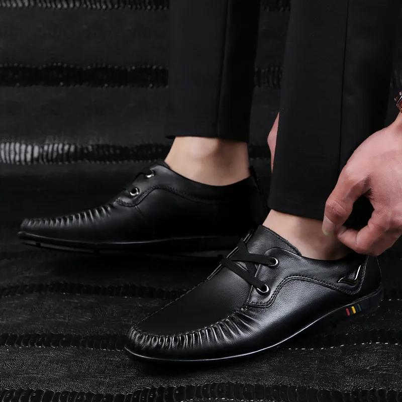 GLAZOV/Модная удобная повседневная обувь мужские оксфорды коллекция 2020 года сезон