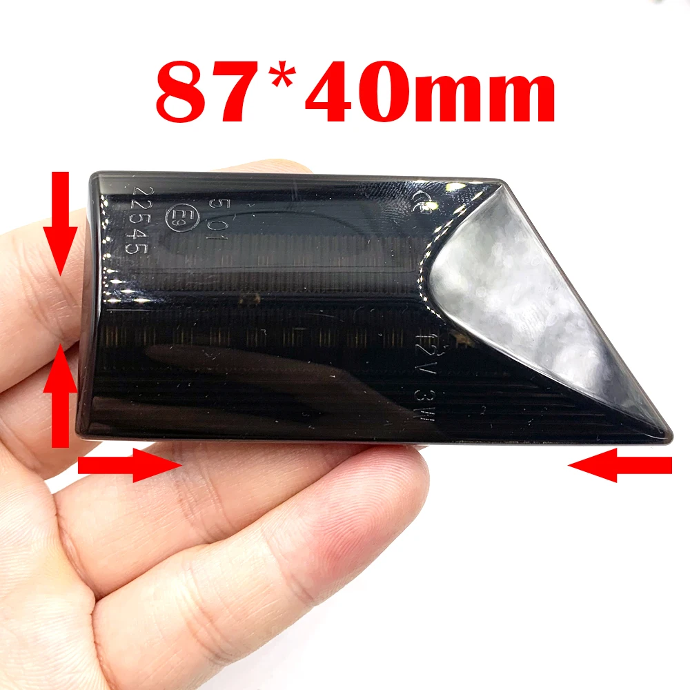 2 шт. 12 В светильник с сигналом поворота Динамический светодиодный боковой маркер