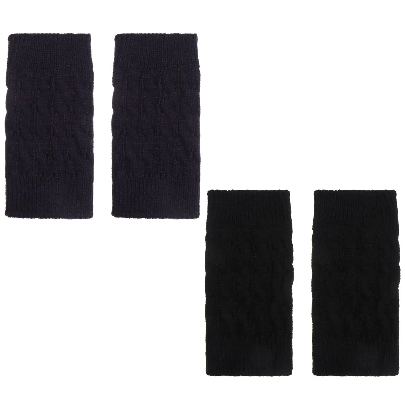 

2 пары, Женские однотонные Зимние гетры