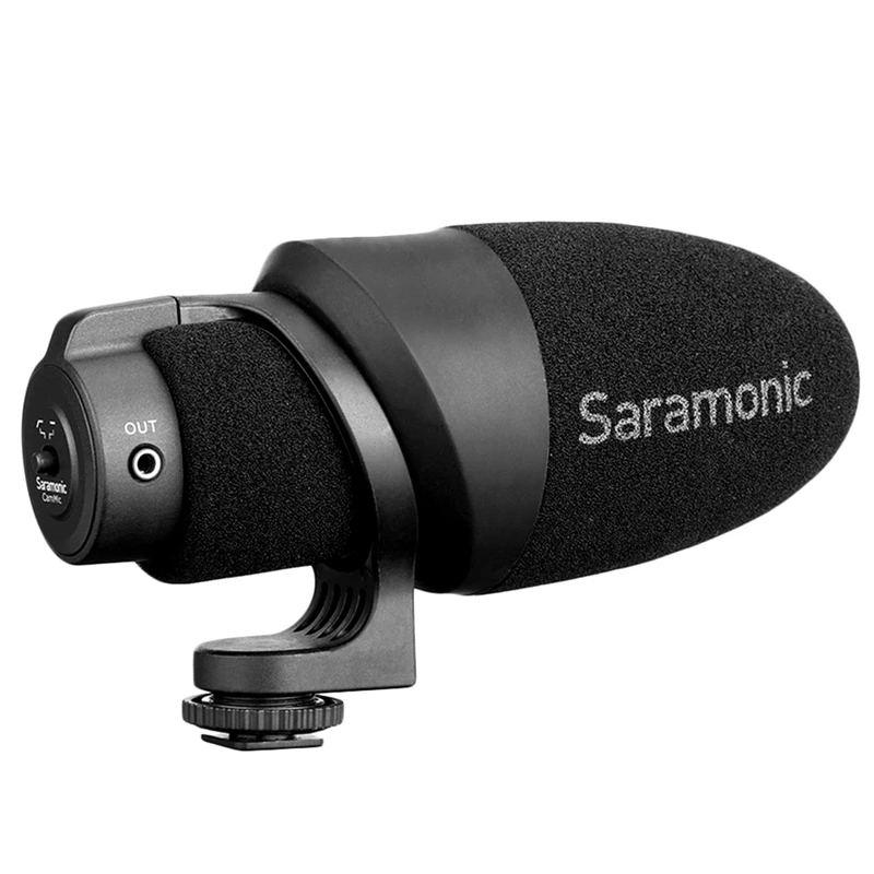 Saramonic Cammic легкий накамерный микрофон со встроенным ударным креплением и ветровым стеклом для Dslr Cannon Nickon camera s