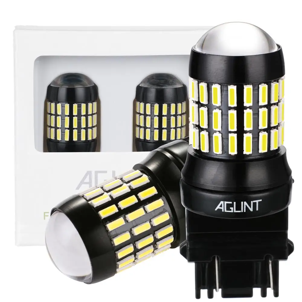 AGLINT 2 шт. 3156 3157 3057 4157 светодиодный лампы с проектором Сменные рассеиватели для