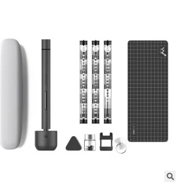 Screwdriver Set Wowstick Мини Электрическая отвертка перезаряжаемый беспроводной шуруповерт с приводом светодиодный светильник - Цвет: Screwdriver Set
