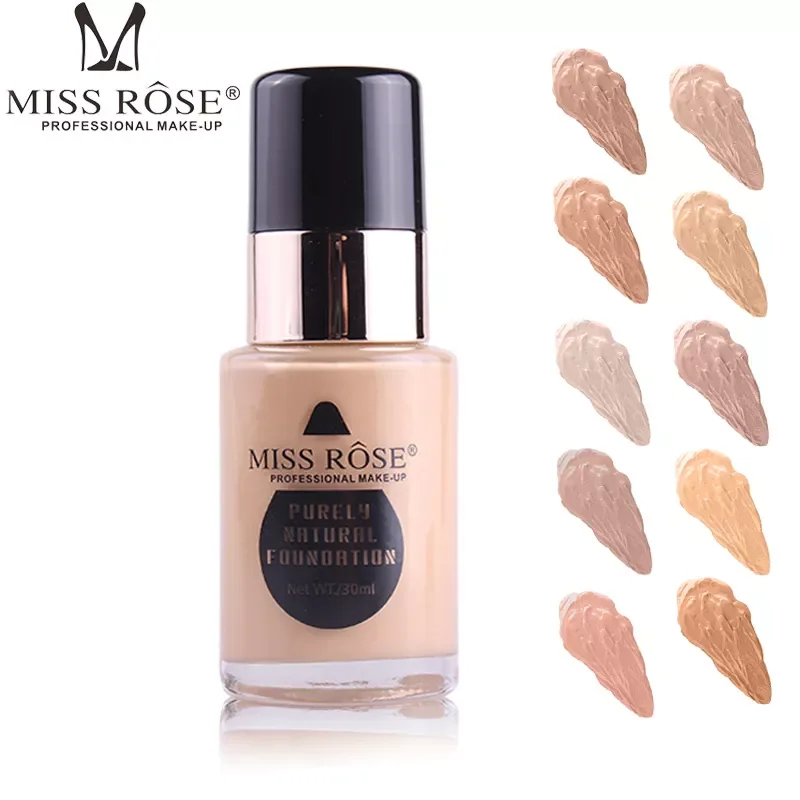 

MISS ROSE long-lasting anti-allergic concealer foundation oil control easy to apply water color makeup base makeup cosmetics
