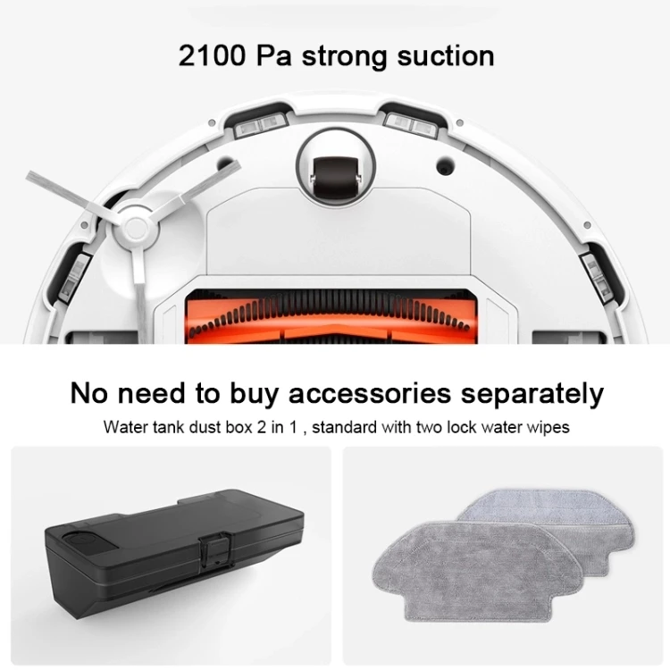 

NEW Original Xiaomi vacuum 2 Roborock Mi vacuum cleaner robot for Home Automatic Sweeping Smart Planned wet Mopping