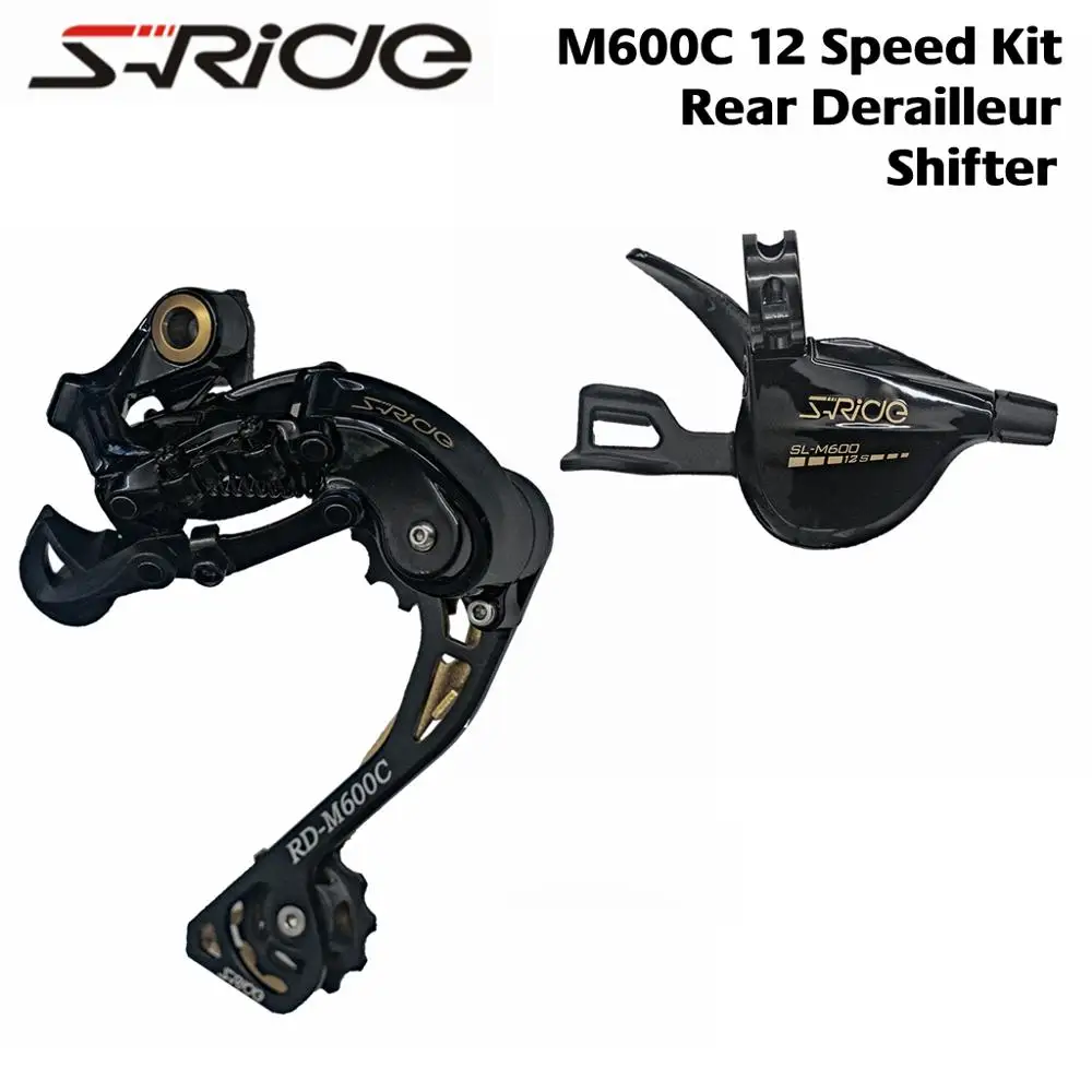 S-RIDE M600C 12 Скоростей переключения+ задние Переключатели переключения передач для горного велосипеда, комплект совместимых с Eagle 12 M9100 sunracing zracing кассета