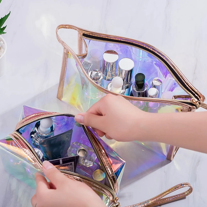 

Transparent Cosmetic Bag Female Storage Bag Waterproof Wash Bag