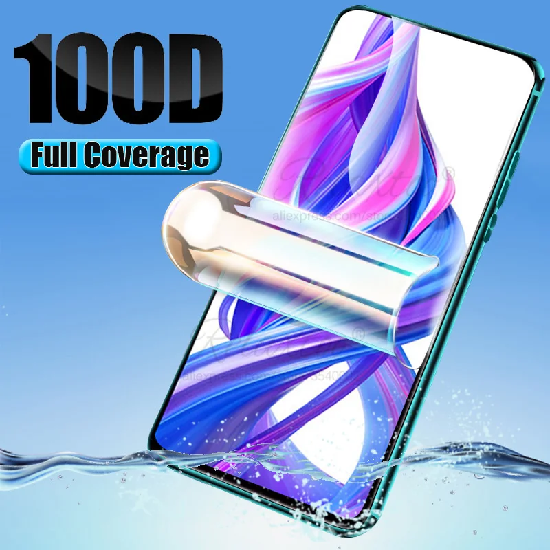 Гидрогелевая пленка для honor 9x 100D экрана huawei 10 lite 10i 20 pro view полное покрытие мягкая