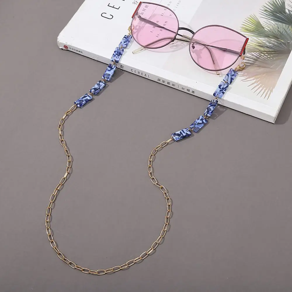 Цветные цепочки для солнцезащитных очков в богемном стиле акриловые унисекс с