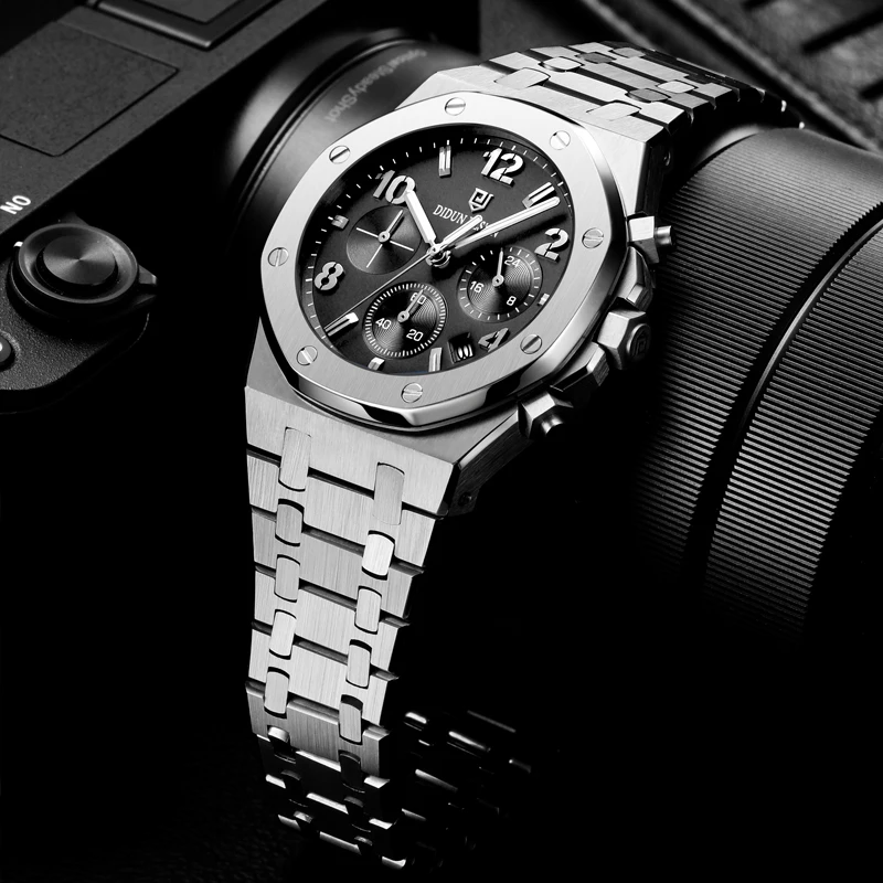

DIDUN Sport Watches for Men Warterproof Sports Mens Watch Top Brand Luxury Clock Male Business Quartz Wristwatch
