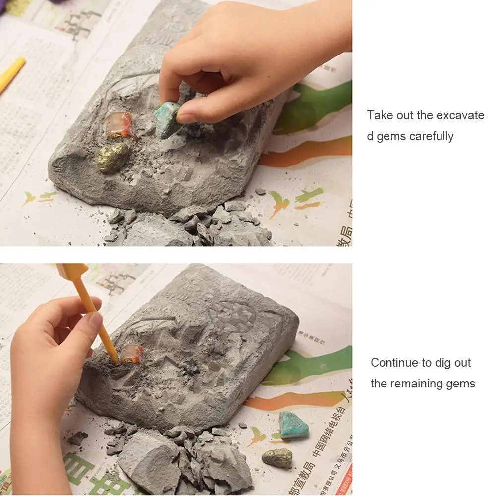 Детские игрушки для раскопок и Science Kit сделай сам шахтные раскопки мальчиков