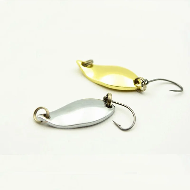 

2.5g 3.5g 5g 20pcs Fishing Metal Spinner Lure Trout Mini Bait Wobbler Artificial Spoon Lures Gold Silver Color Pike Carp Bait