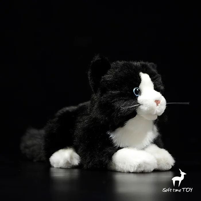 Игрушка для девочек реальная жизнь плюшевые куклы прекрасная черно белая модель