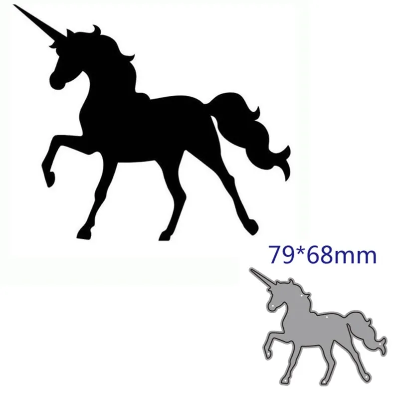 

metal cutting dies cut die mold unicorn decoration Scrapbook paper craft knife mould blade punch stencils