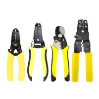 multi cable stripper tool awg10 22 cable lug crimping wire stripping and cutting pliers