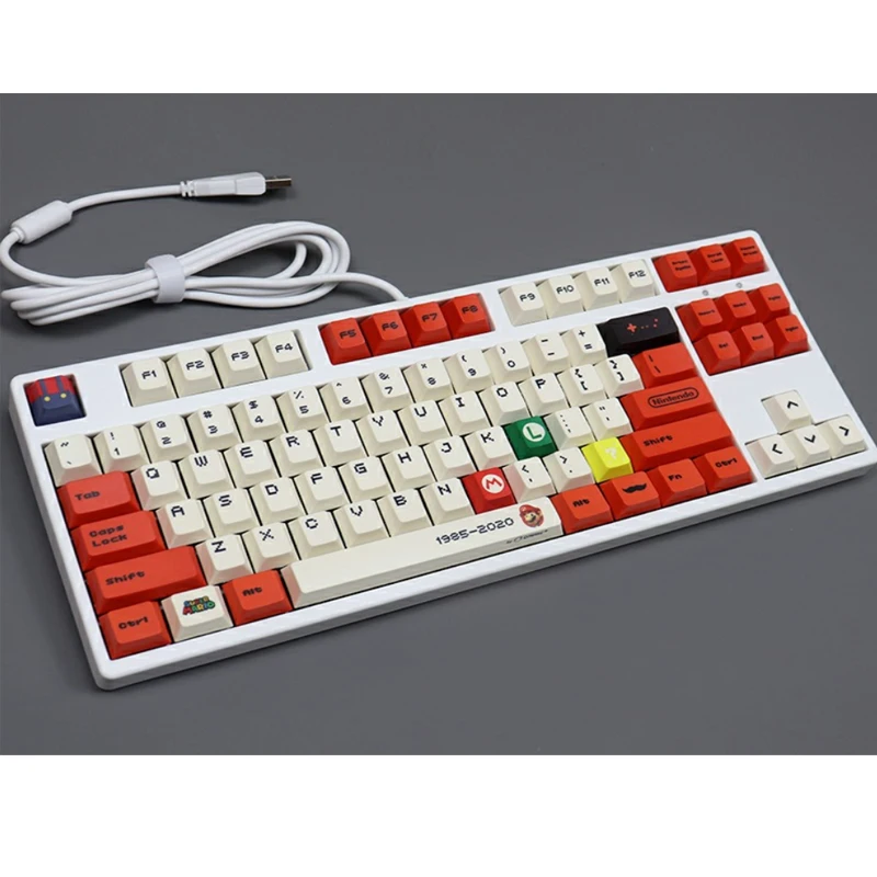 

104 PBT Keycaps Cherry Profile Dye Sub Standard ANSI Layout for 60/68/87/104/108 Mechanical Keyboard