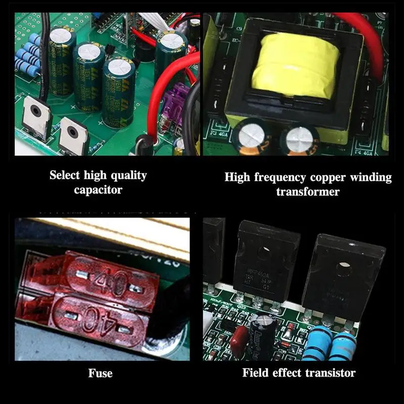 

Pure Sine Wave Inverter DC 12v/24v To AC 110V/220V Car Power 1200W Voltage 600W Solar Converter Transformer C7A8