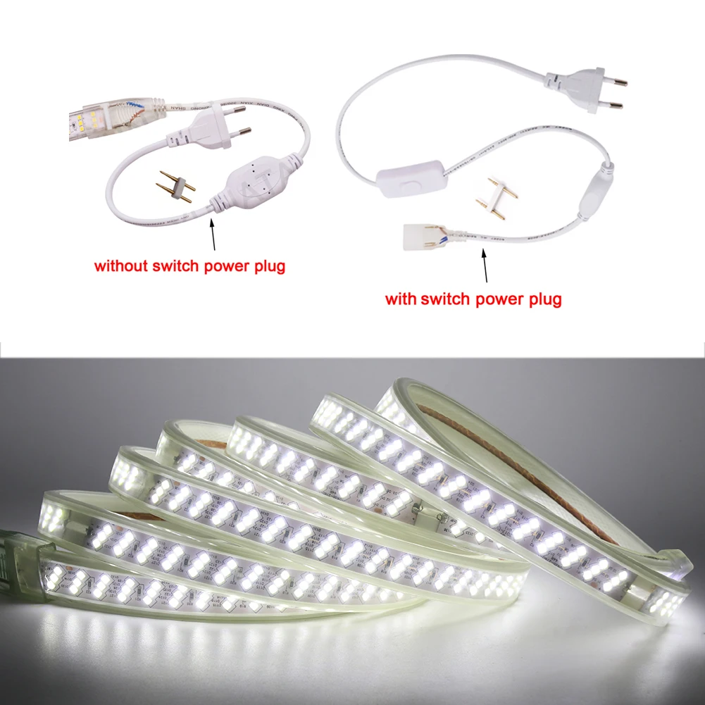 276 светодиодный s/m 220V Светодиодный светильник 2835 SMD Наклонный трехрядный яркий