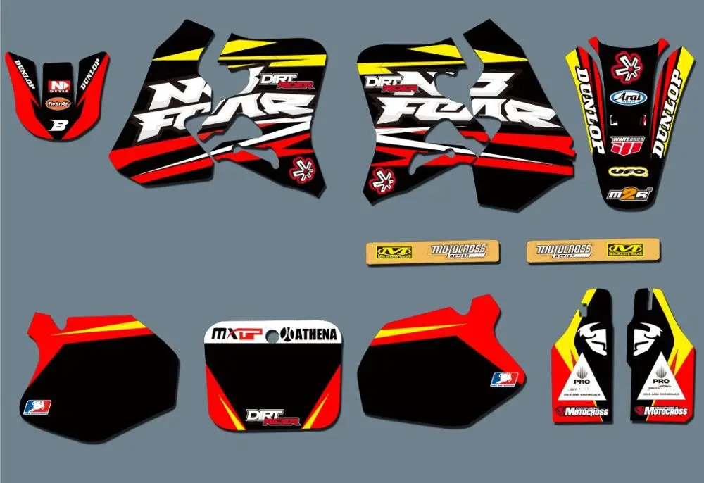 Полный набор наклеек бесплатный персонализированный Графический фон наклейки