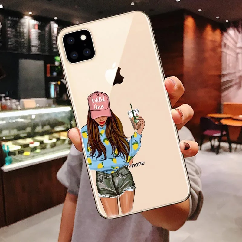 Силиконовые чехлы для телефонов для девочек Bff Best Friends Forever для iPhone 11 Pro Max Xs 6 6S 7 8 Plus X XR XS MAX 5S SE 5 задняя крышка чехол - Цвет: TPU
