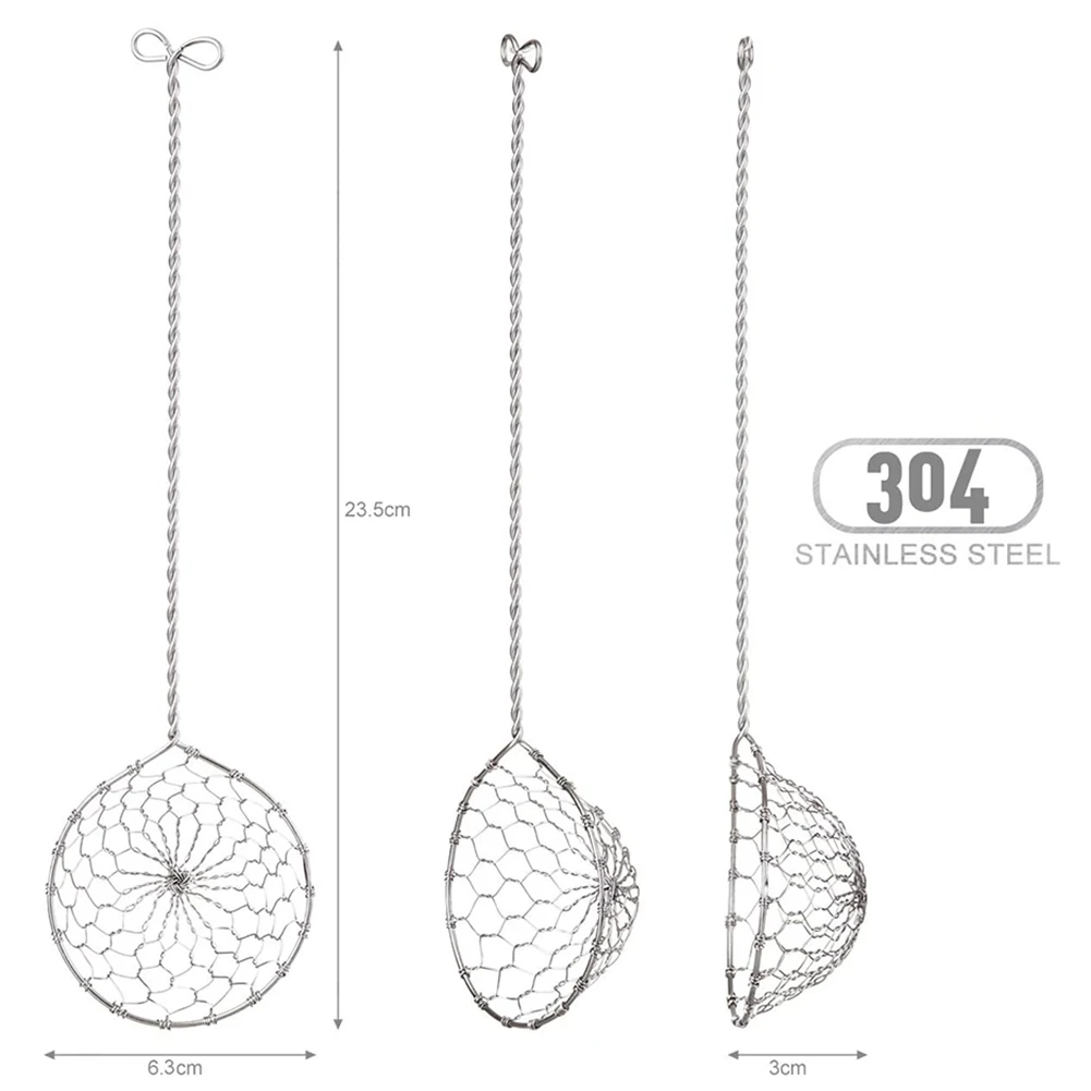 

Stainless Steel Oil Filter Hot Pot Fondue Sieve Colander Spoon Kitchen Cookware pot sieve is ideal for hot pot cooking vegetable