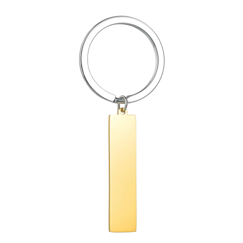 Style2 Gold Elsemode персонализированные пользовательские ID тег брелок из нержавеющей стали номер телефона выгравировано имя любовь диск безопасно брелок подарок - Цвет: Style2 Gold