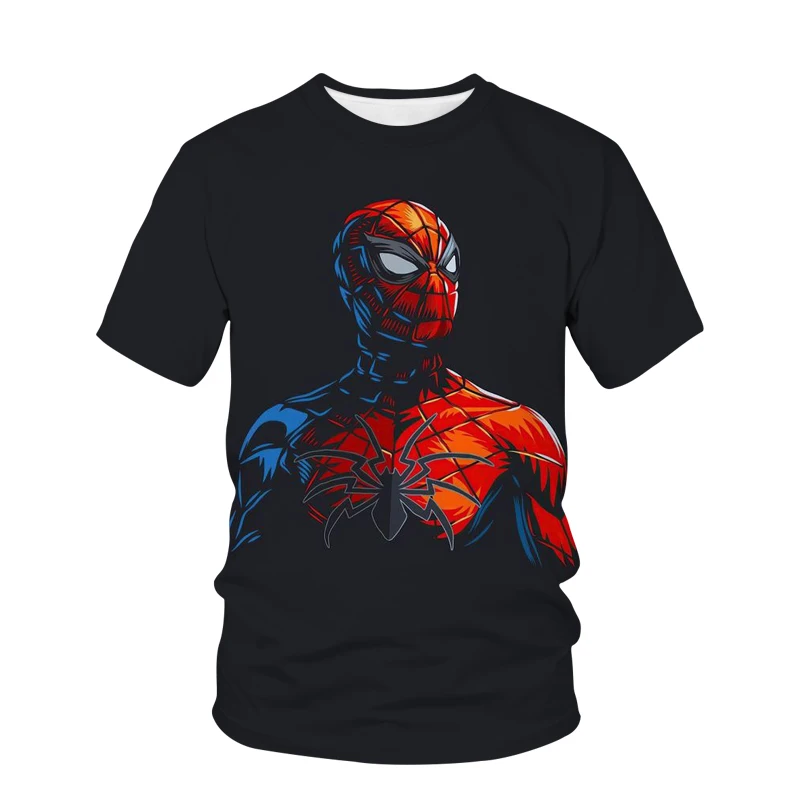 Мужская футболка с коротким рукавом Marvel Человек-паук 3D красный и синий свитшот