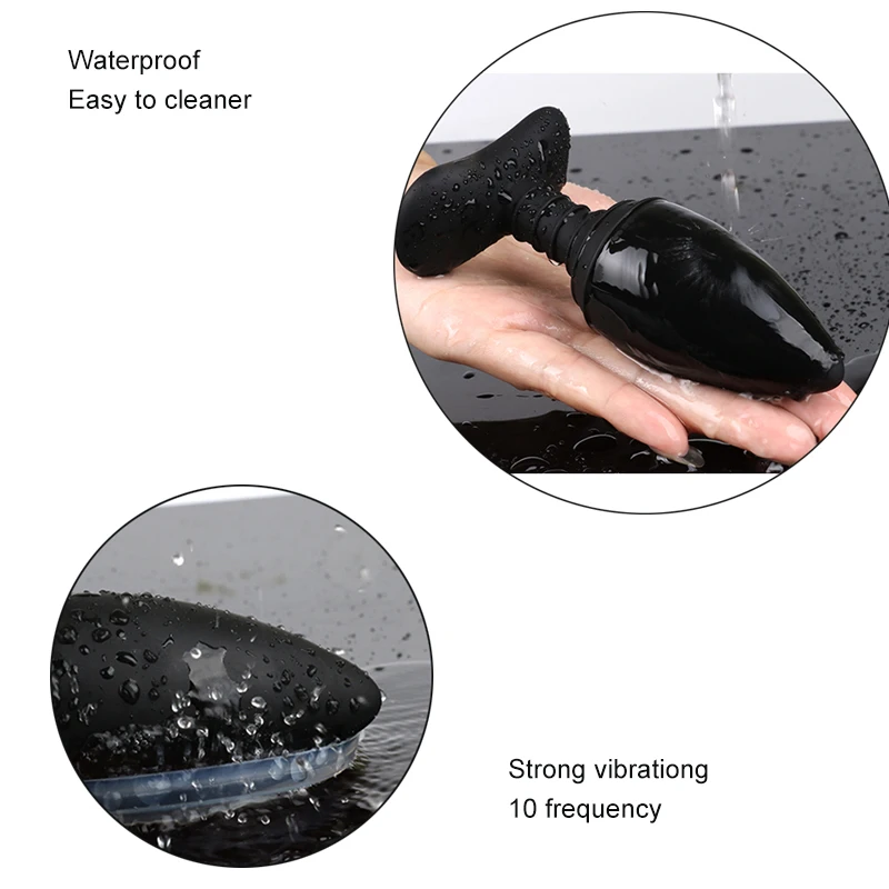 Беспроводная Удаленная вибрационная Анальная пробка бондаж Электрический шок