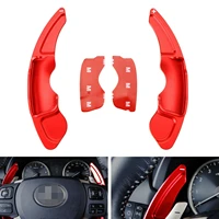 for lexus is rc nx red cnc billet steering wheel paddle shifter extension covers auto accessories car decoration
