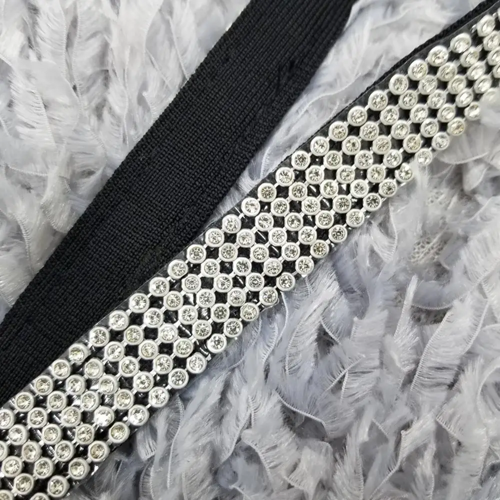 

New Women Fashion 2020 Sexy Sleeveless Sparkly Black Summer Bandage Dress Designer Fashion Evening Party Dress Vestido