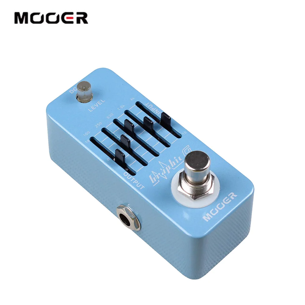 Микрогитарный эквалайзер MOOER Graphic G педаль эффектов 5 полос графический с