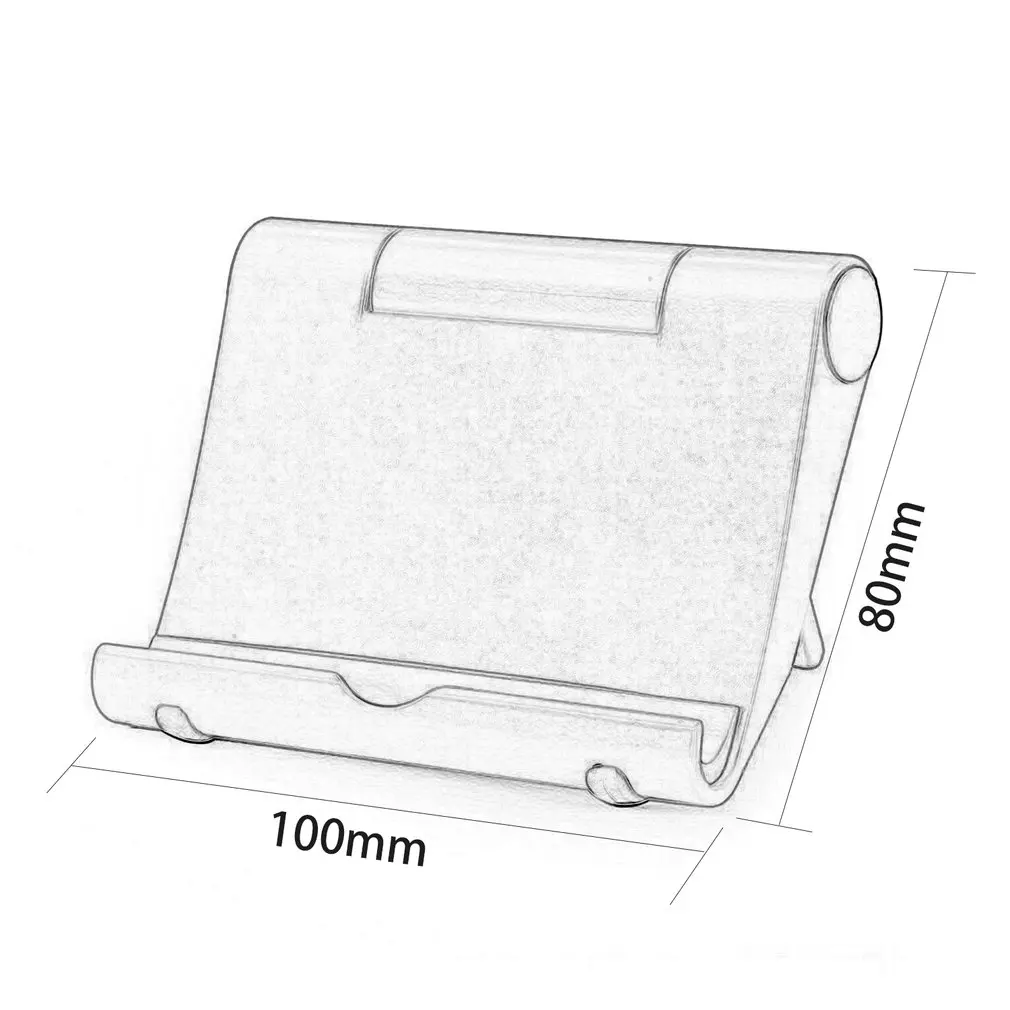 

Universal Folding Table Cell Phone Holder Desktop Stand for iPhone 8 7 6 Plus Tablet Support Phone Stand for All Mobile Phones