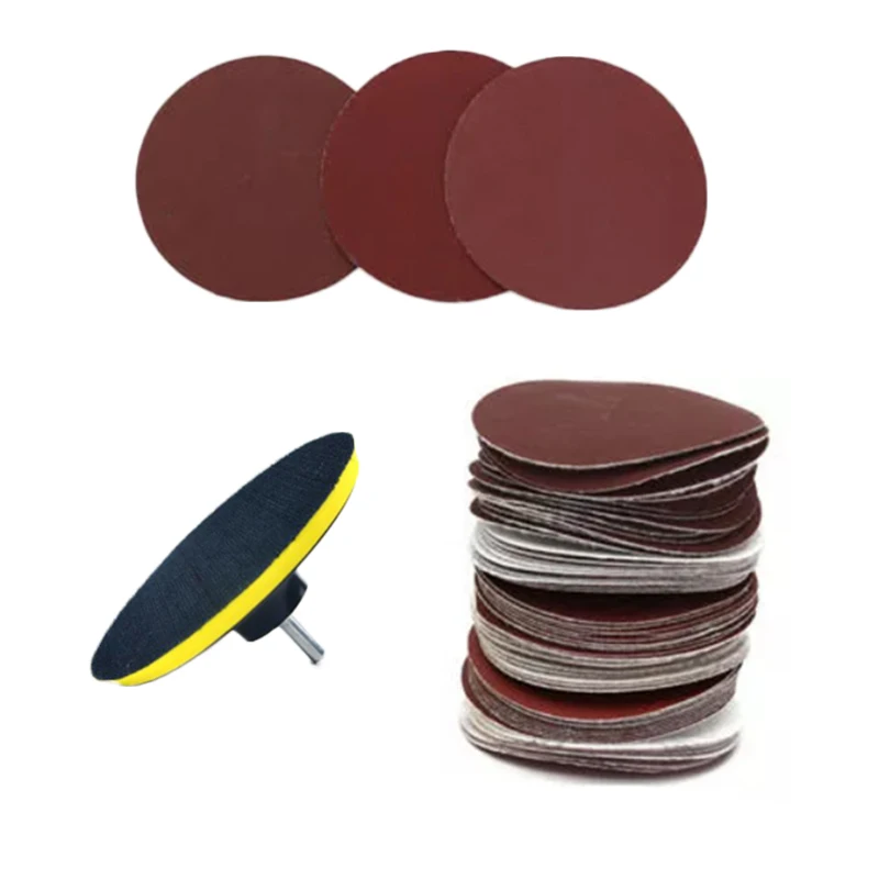 

30x 10-120 Grit Sandpaper Polishing Buffing Cleaning Sanding Disc Pad Hook Loop