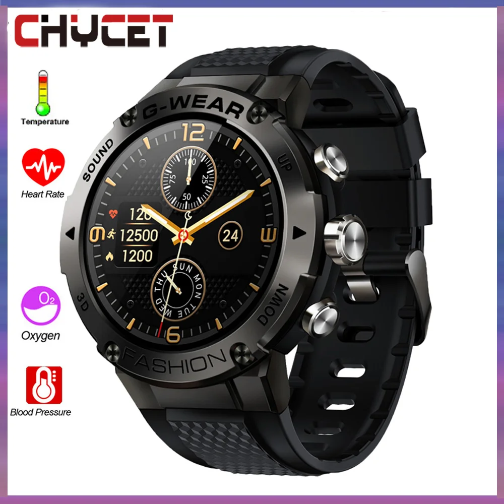 

CHYCET NEW Men Smart Watch Women Sports Smart Watches Real-time Weather Activity Tracker Heart Rate Monitor For Android IOS